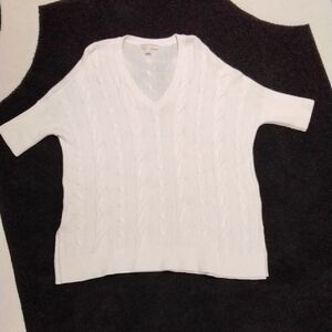 Michael Kors Cream Cable Knit Sweater